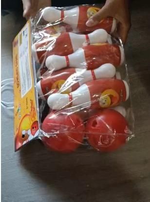 Bowling Game 10 Pin 2 Balls Bowling Set