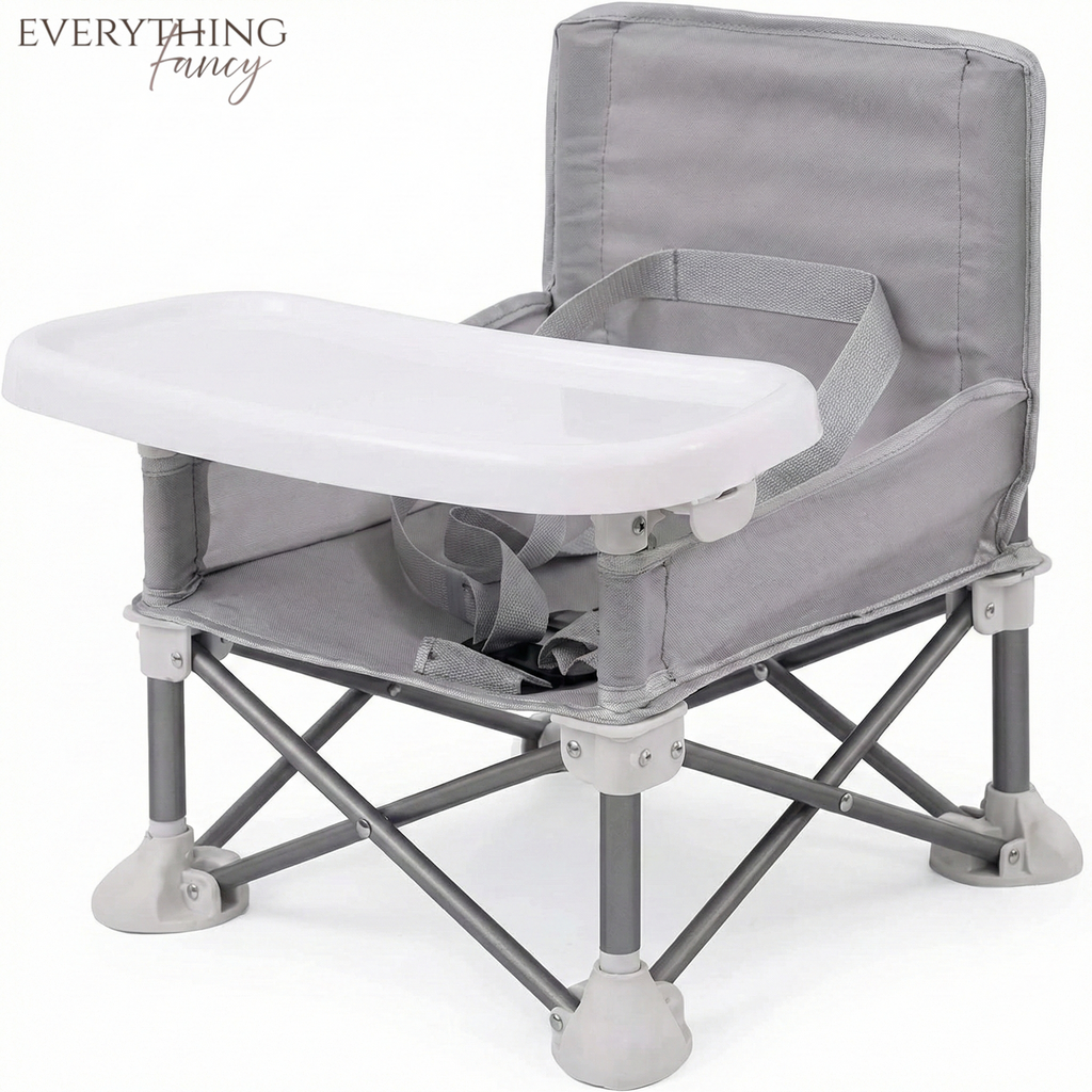 Portable Foldable Baby High Chair for Indoor & Outdoor Use